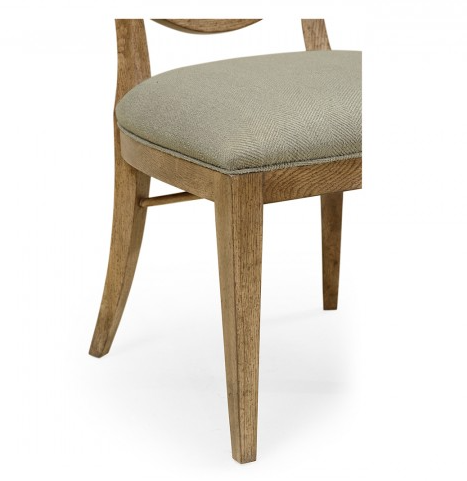 Cambridge Collection - Shield Back English Brown Oak Dining Side Chair