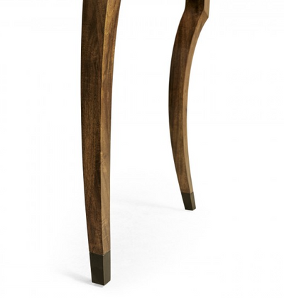Cambridge Collection - Inward Bow Front Daniella & Burl Walnut Desk
