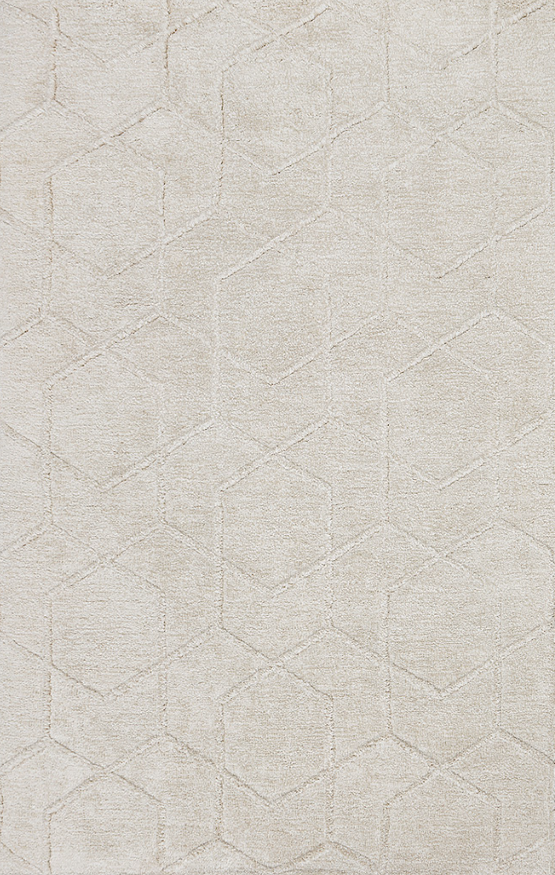 Farmhouse Beige Stripe Jute Rug - 240 x 340 cm