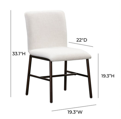Bushwick Flax Upholstered Dining Chair