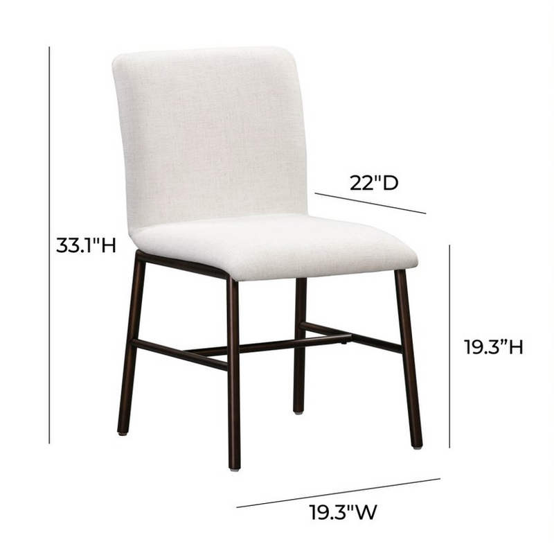 Bushwick Flax Upholstered Dining Chair