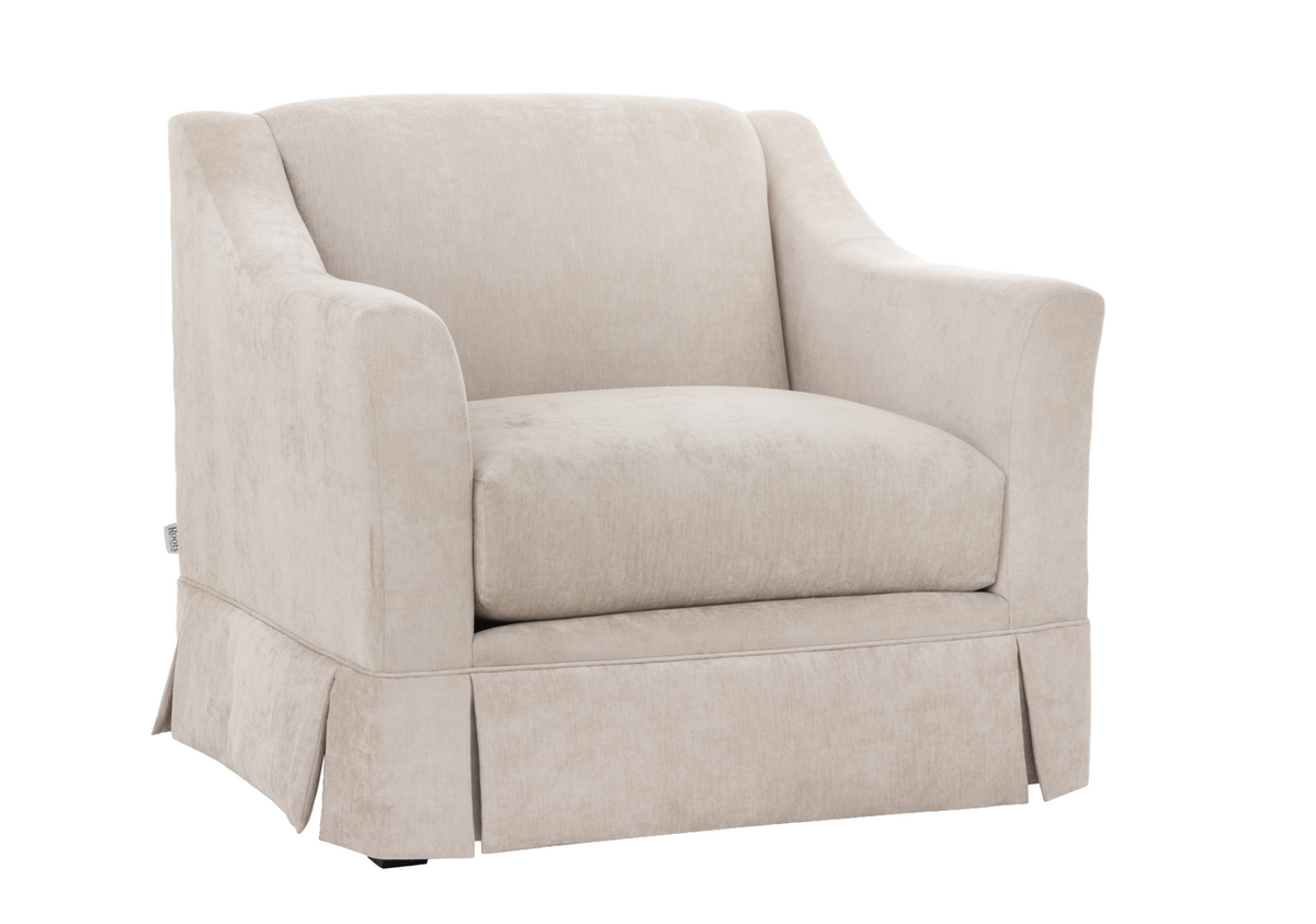Liwan Brown 1 seater Sofa