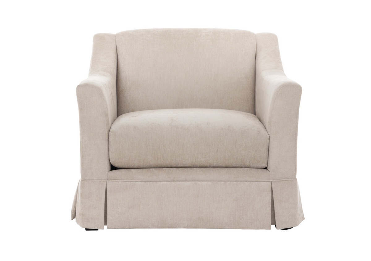 Liwan Brown 1 seater Sofa
