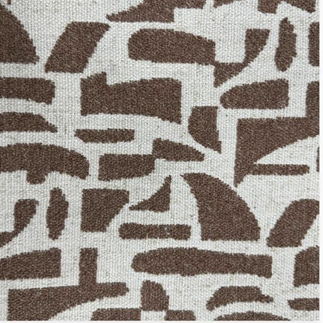 Cletus Printed Orange Accent Chair