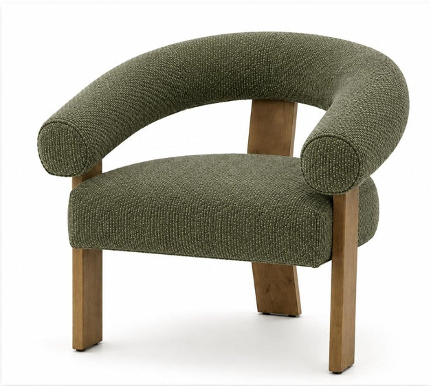Deacon Green Accent Chair