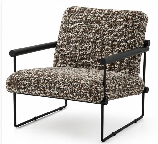 May Printed Boucle Accent Chair