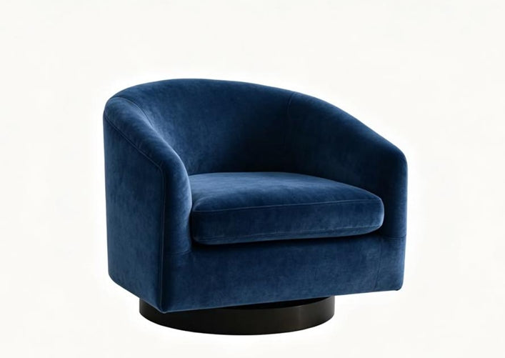 Sola Navy Accent Chair