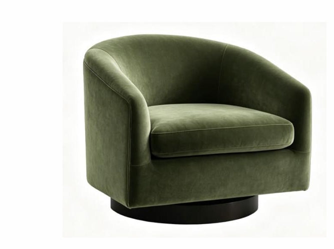 Sola Olive Green Accent Chair