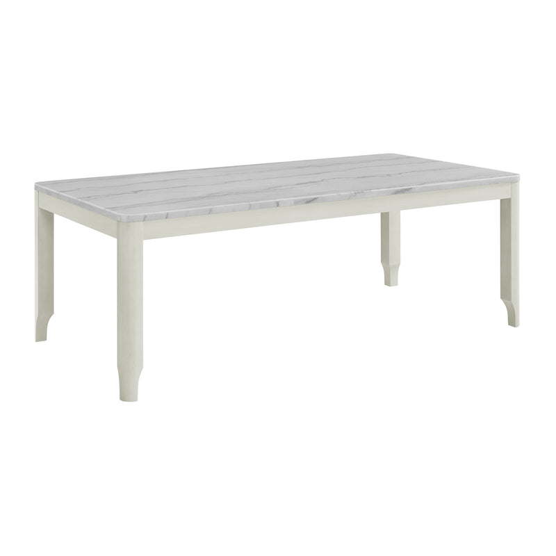South Beach Light Grey Marbel Top Dining Table 6-8 Seaters