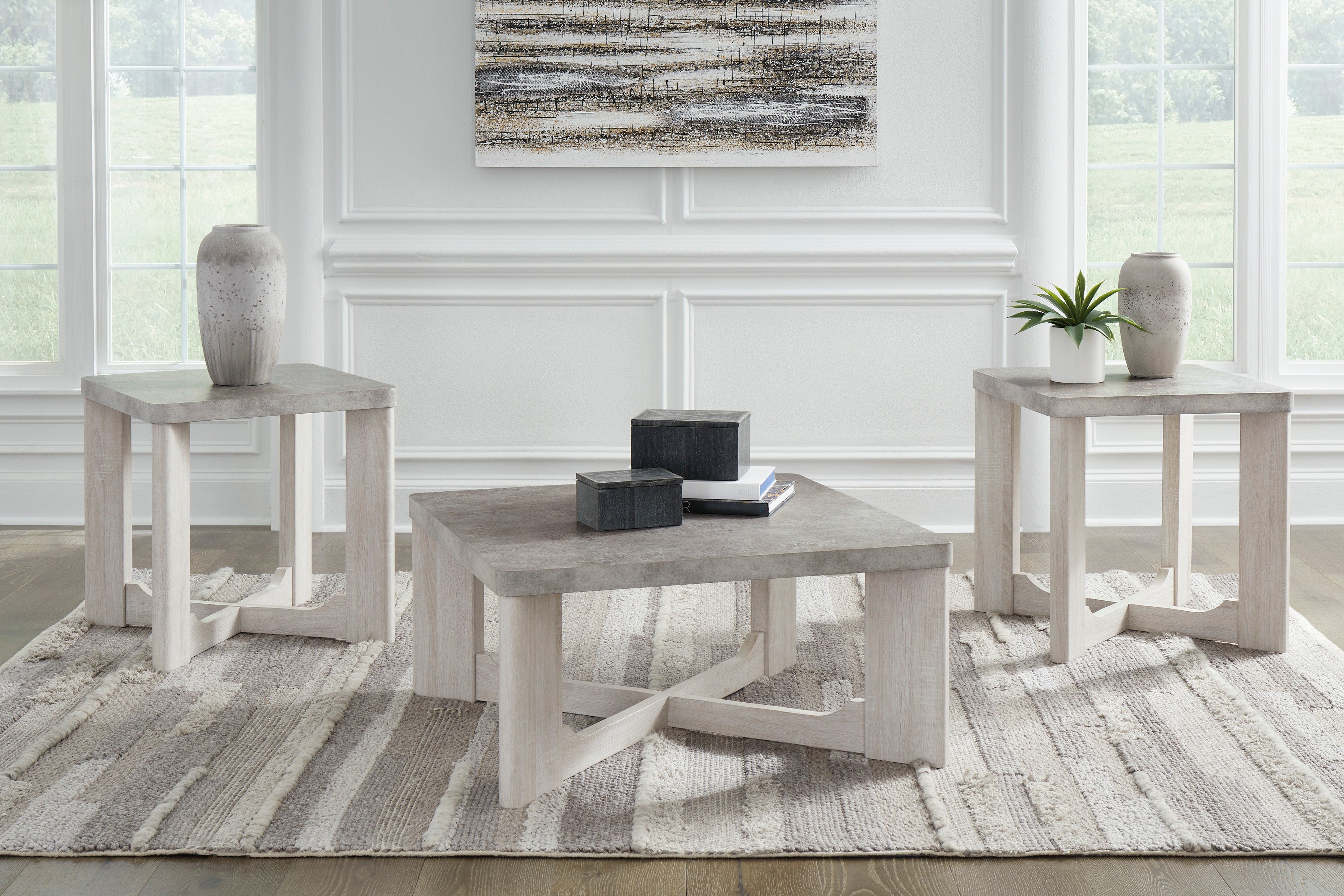 Panola Sofa set with Garnilly Table (Set of 3) offer