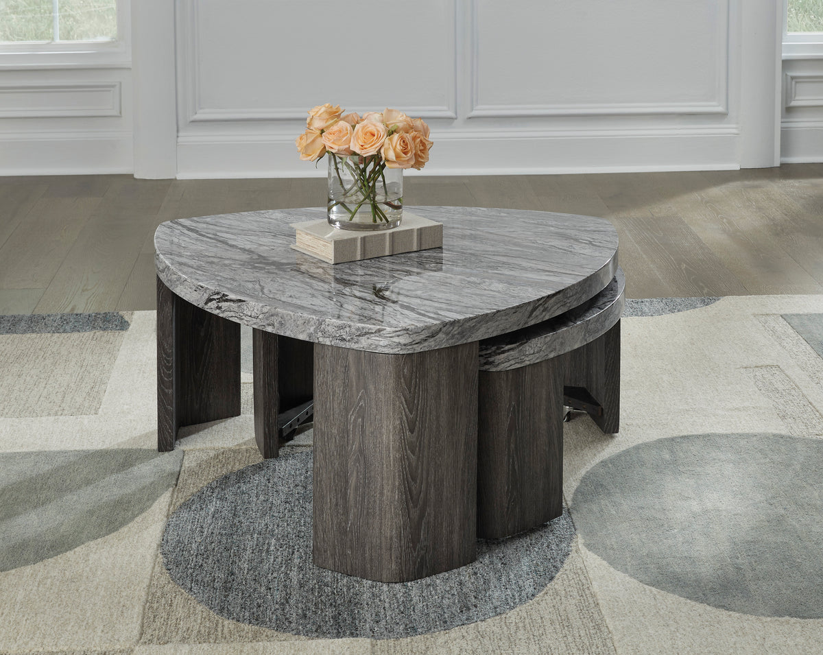 Surmour Stacked Cocktail Table Set