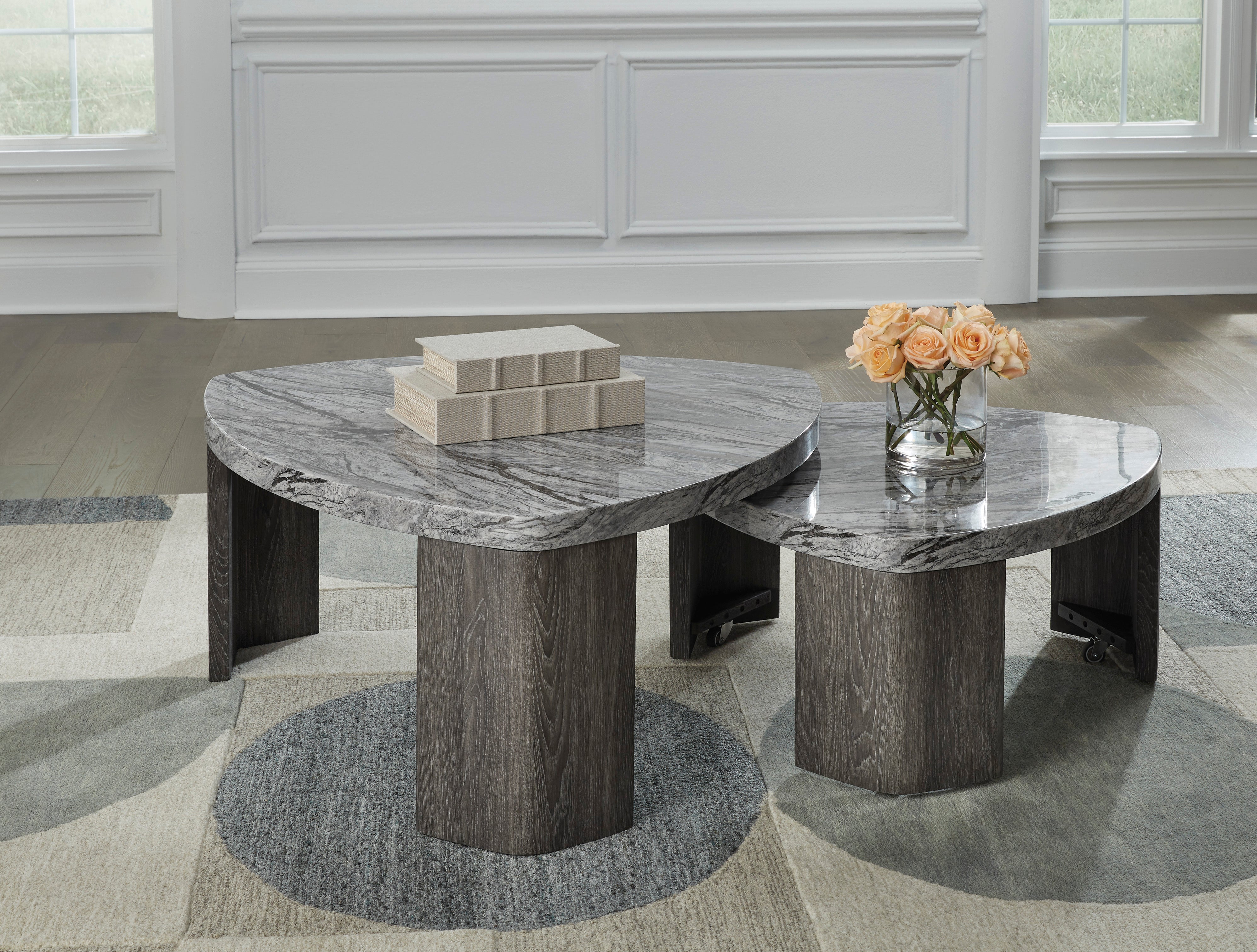 Surmour Stacked Cocktail Table Set
