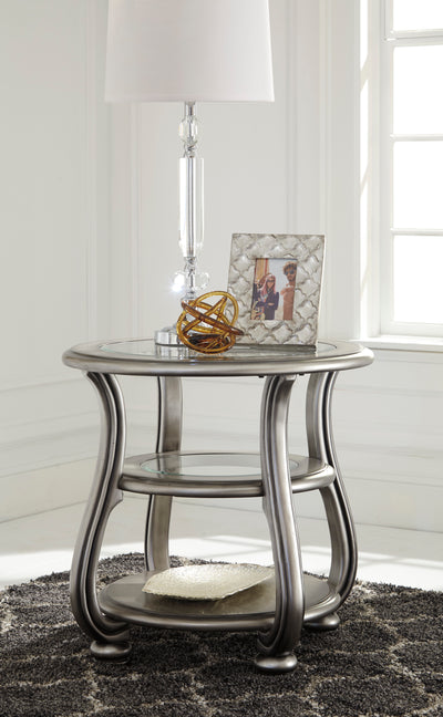 ROUND END TABLE