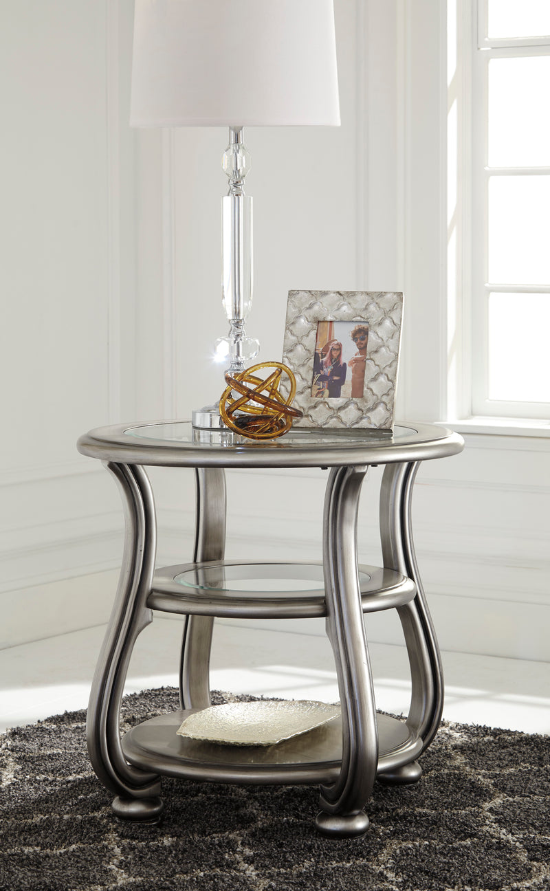 ROUND END TABLE