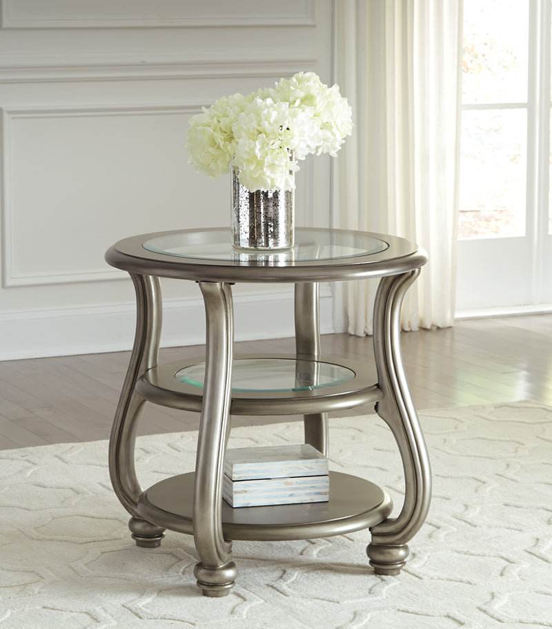ROUND END TABLE