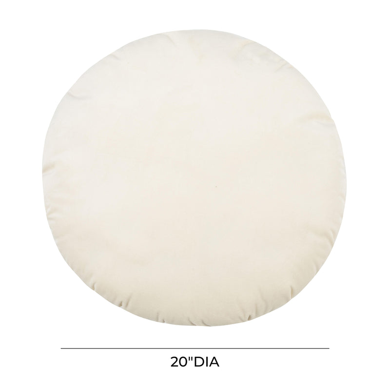 Potter 20 Cream Velvet Pillow