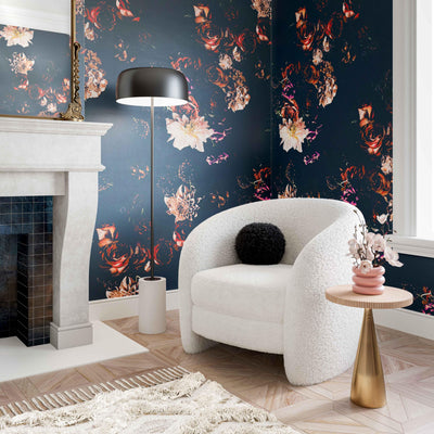 New Zealand Black Sheepskin 16 Round Pillow