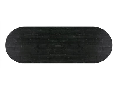 Rishi Black Rope Oval Table