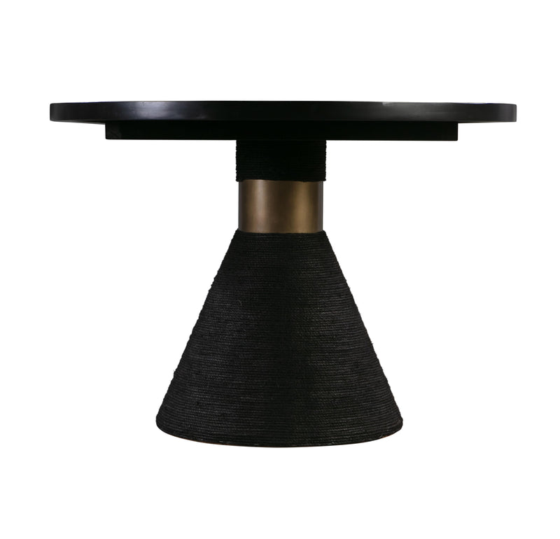 Rishi Black Rope Oval Table
