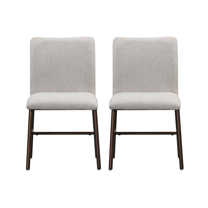 Bushwick Taupe Upholstered Dining Chair (Set of 2)