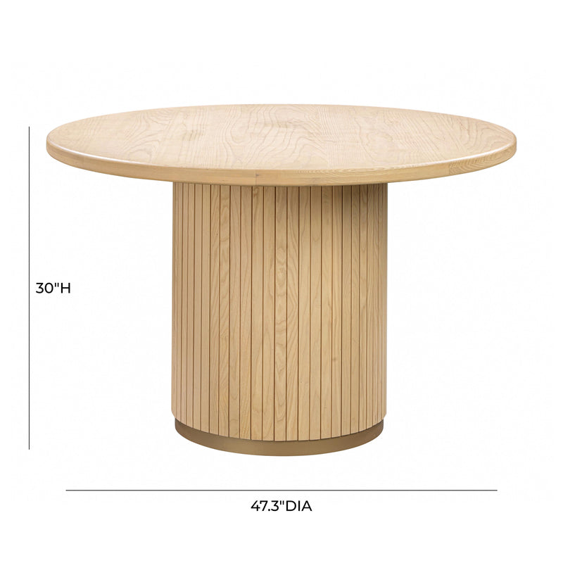 Chelsea Round Oak Dining Table