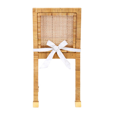 Amara Rattan Performance Fabric Dining Chair