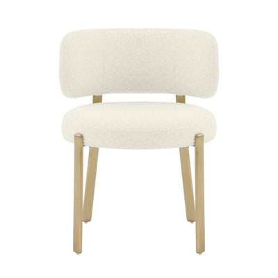 Margaret Cream Performance Boucle Dining Chair
