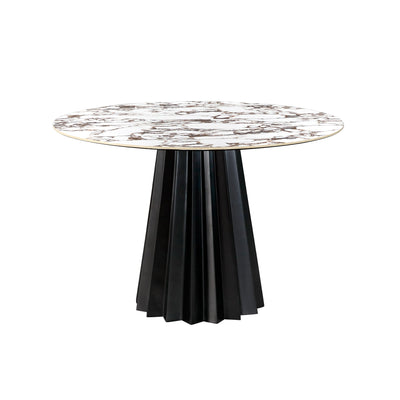 Jimena Marble Ceramic 47 Round Dining Table