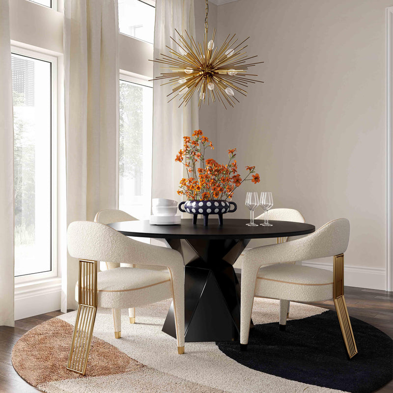 Corralis Cream Boucle Dining Chair