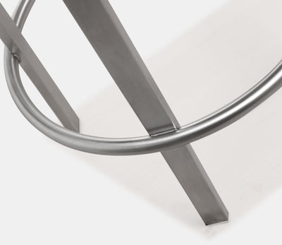 Pratt White Steel Counter Stool - Set of 2