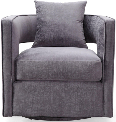 Kennedy Grey Swivel Chair