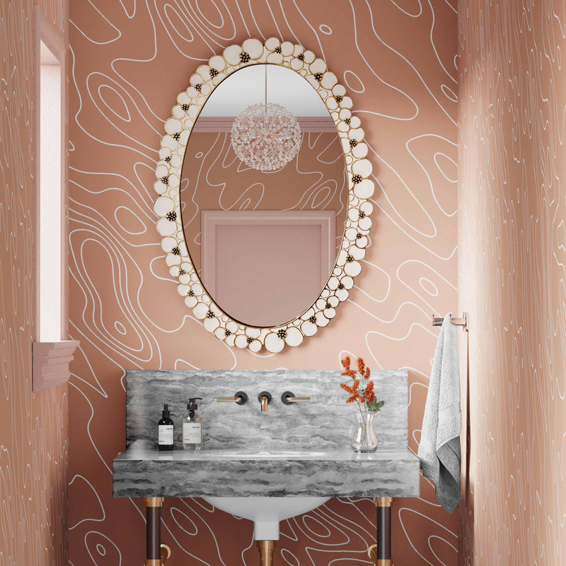 Flor Handpainted Mirror