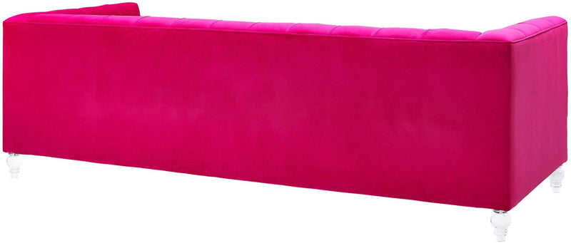 Bea Pink Velvet Sofa