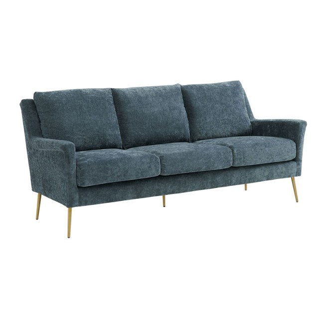 Cambridge Slate Velvet 3 Seater Sofa