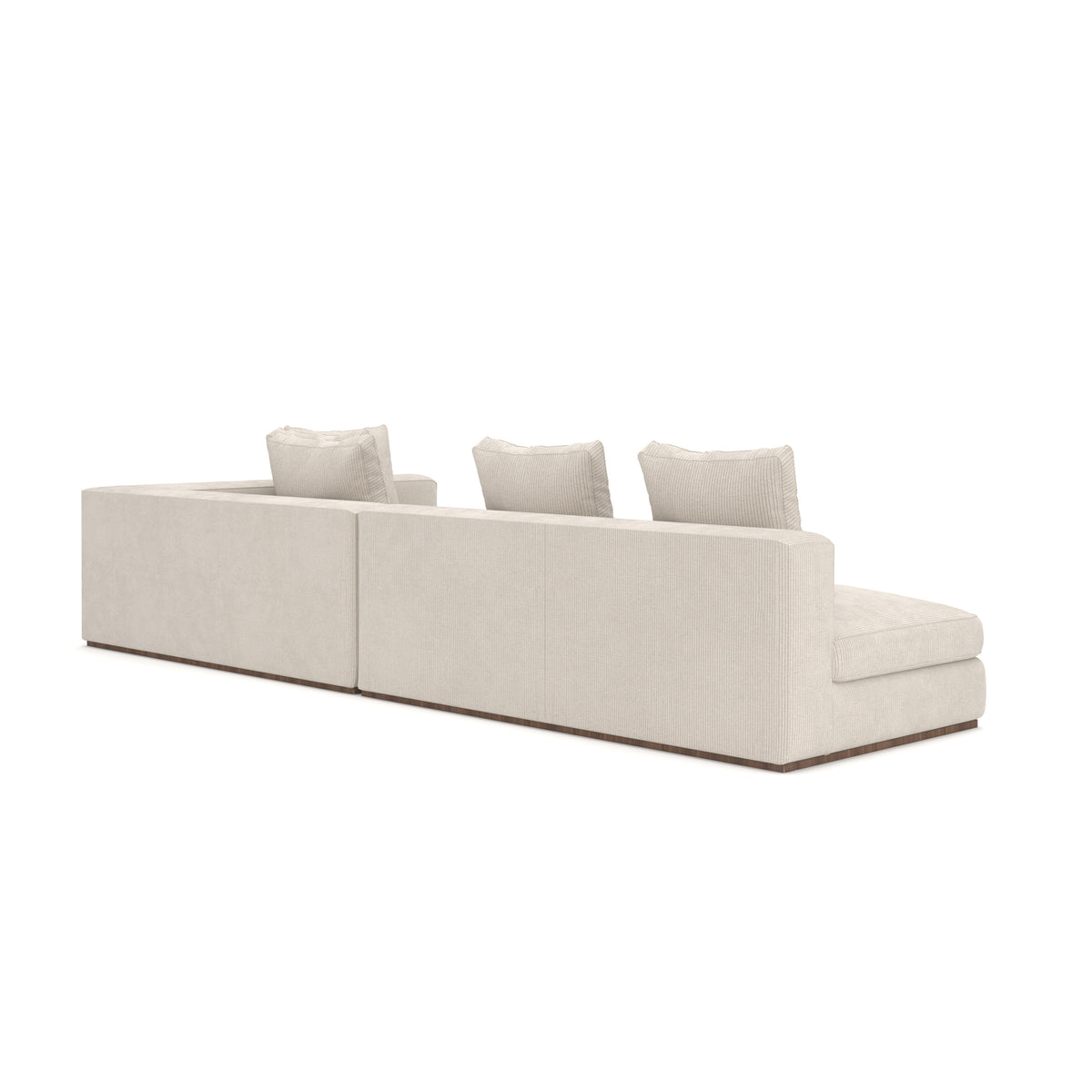 Bello RT Chaise Sectional - Ivory