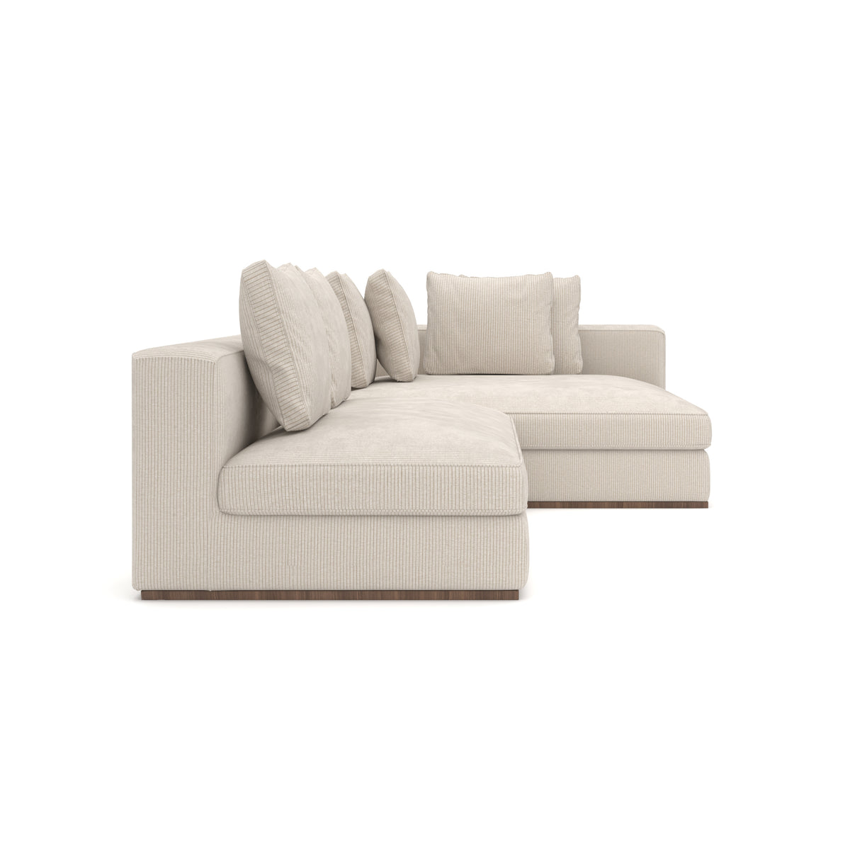 Bello RT Chaise Sectional - Ivory