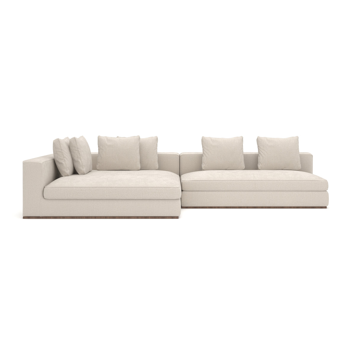 Bello LF Chaise Sectional - Ivory