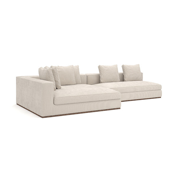 Bello LF Chaise Sectional - Ivory