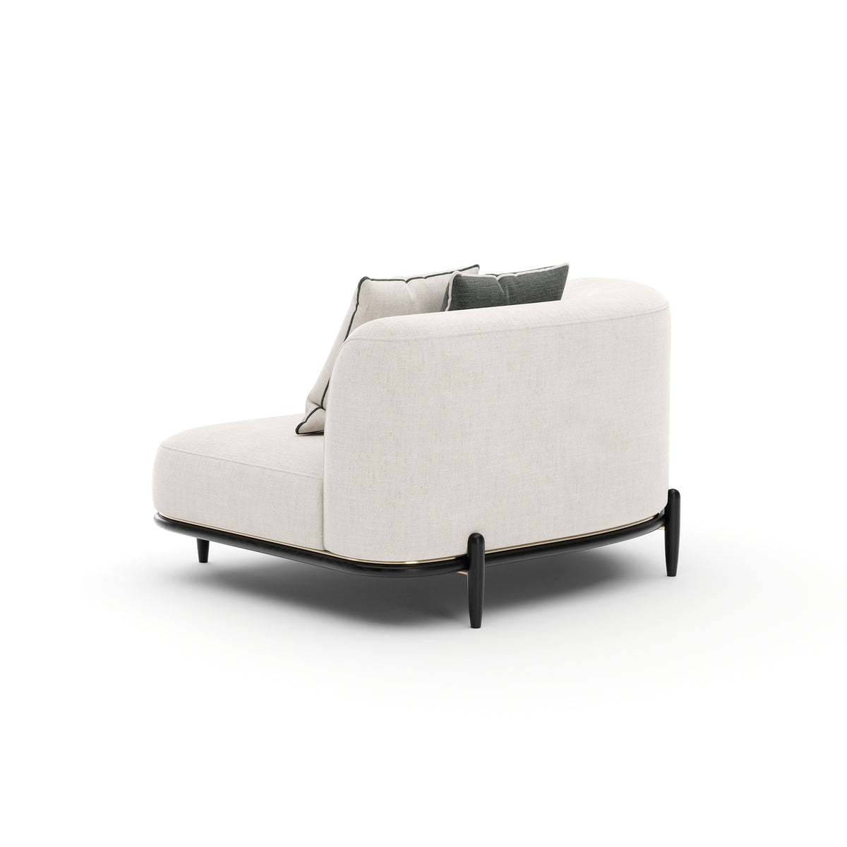 MADERA RAF CHAISE - OATMEAL
