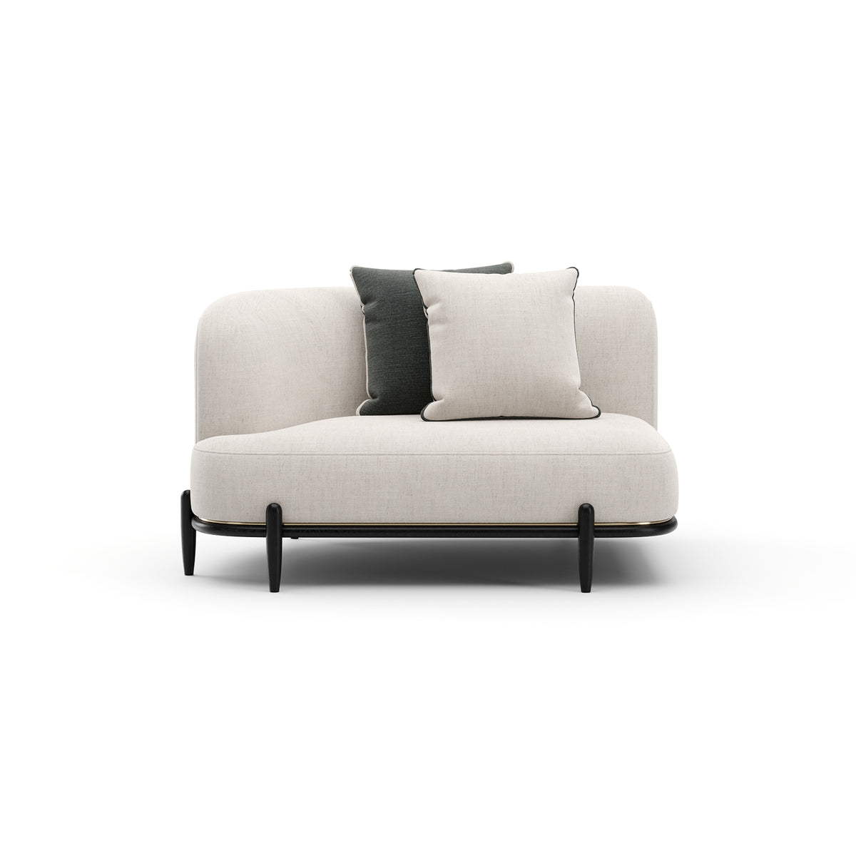 MADERA RAF CHAISE - OATMEAL