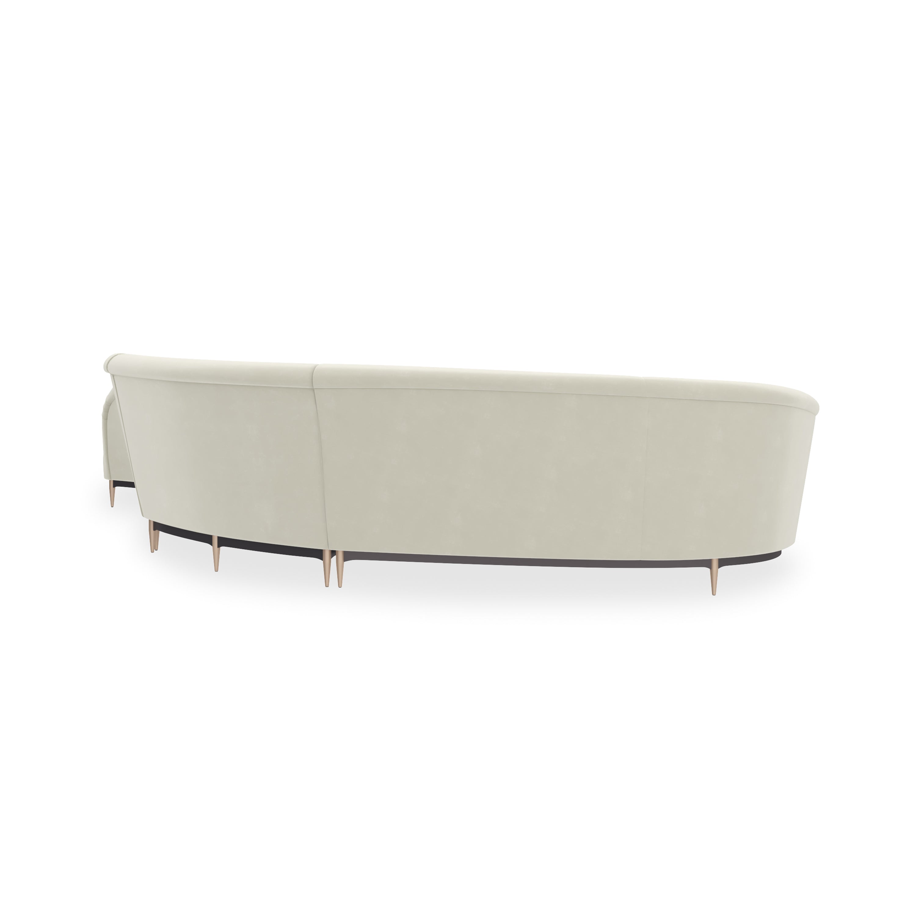 Three's Company RT Chaise 3pc Sec - Ivo