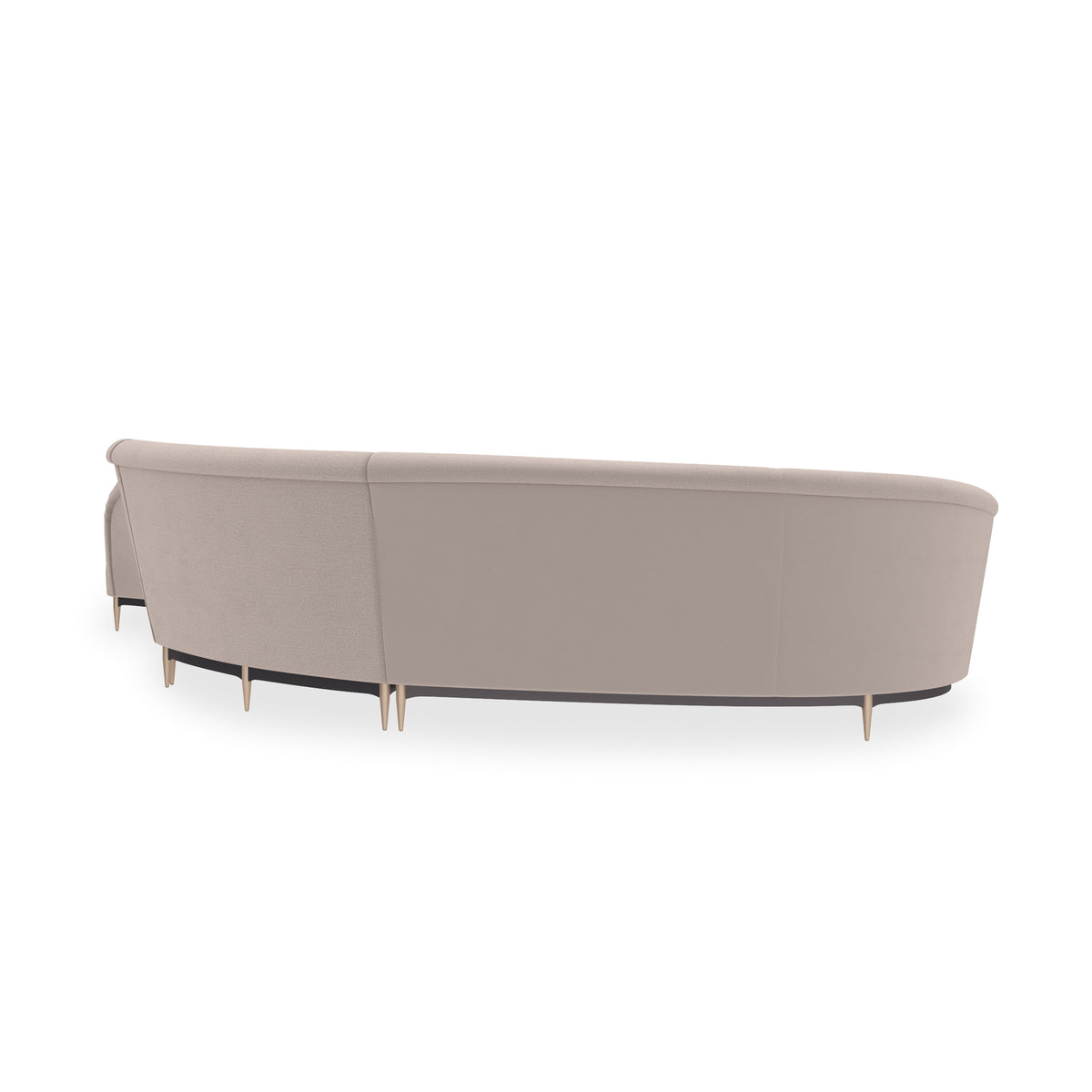Three's Company RT Chaise 3pc Sec - Ecr