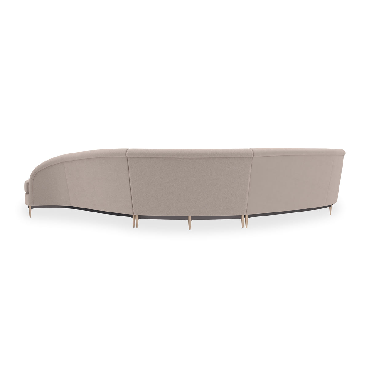 Three's Company RT Chaise 3pc Sec - Ecr