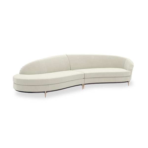 Three's Company LF Chaise 2pc Sec - Ivo