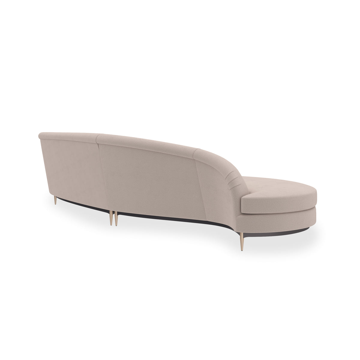 Three's Company LF Chaise 2pc Sec - Ecr