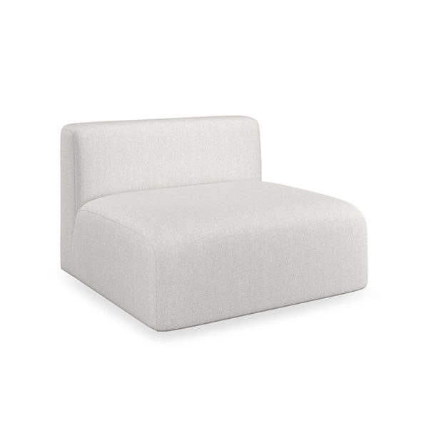 RHYTHM ARMLESS CHAIR IVORY