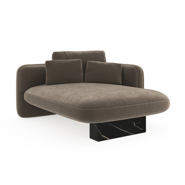 Overlap Raf Chaise Dark