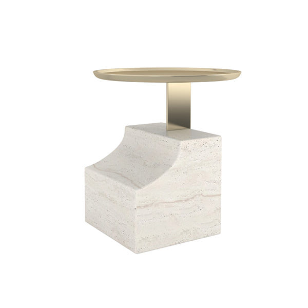 Classic Upholstery - Overlap Sectional Accent Table Light