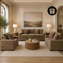 Calden Sofa Set with 2 Free Terra Pearl - Table Lamp