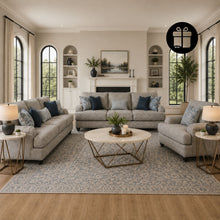 Tight-Rope Morren Sofa set with Free Tarica Table (Set of 3)